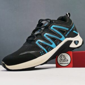 کفش اسپرت راحتی مدل سالامون مشکی آبی طبی